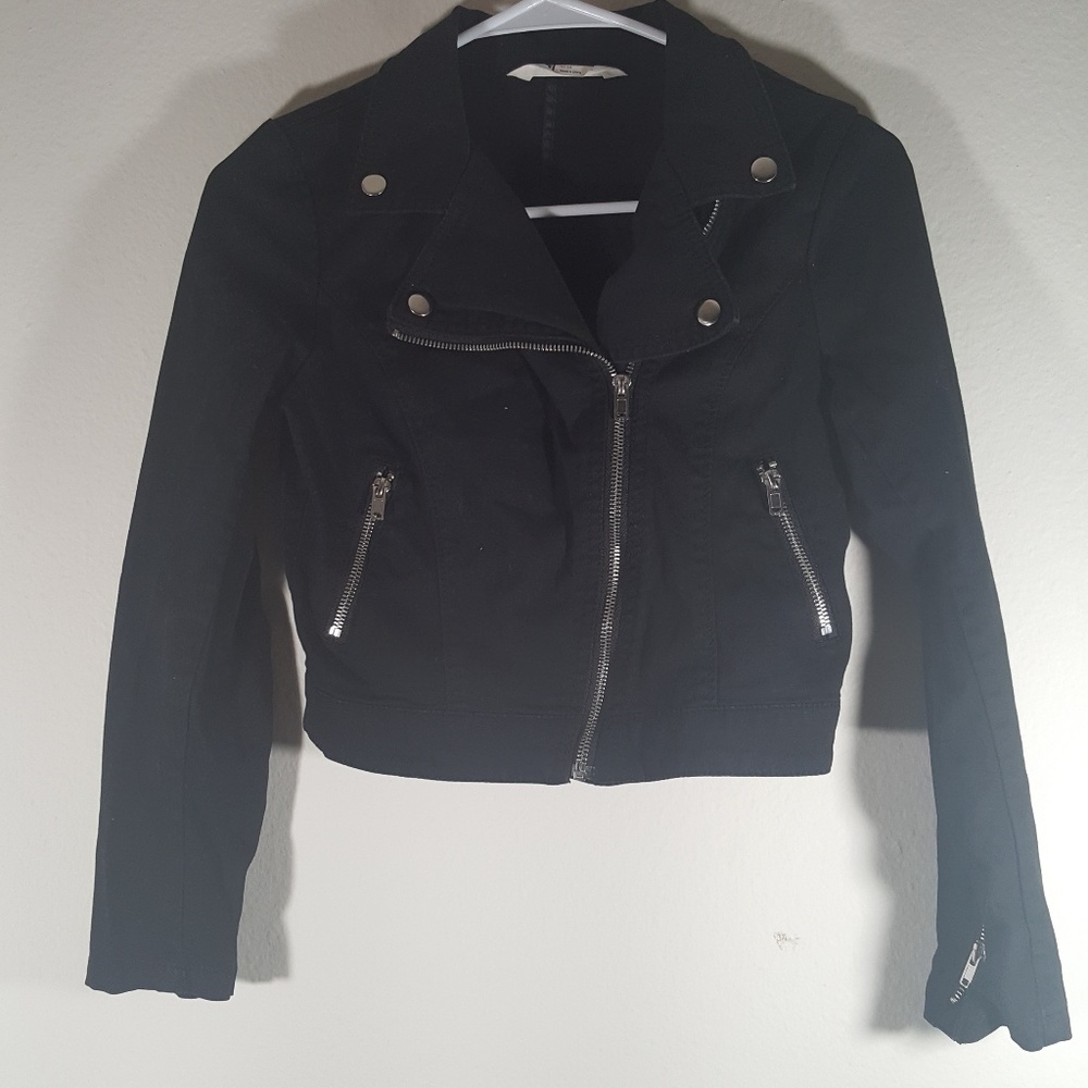 H&M Cute Moto Jacket Size 13-14Y